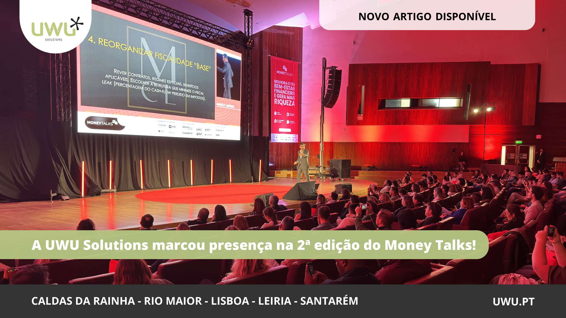 A UWU Solutions marcou presença na 2ª edição do Money Talks como Gold Sponsor!